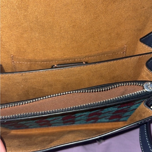 Coach mini Klare Crossbody Bag - Teal and Burgundy - Picture 4 of 5